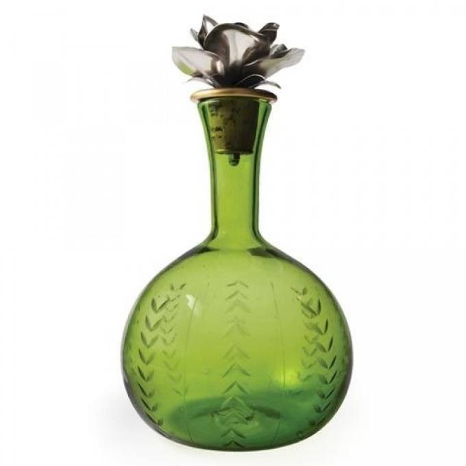 Picture of GUADALUPE DECANTER, GREEN