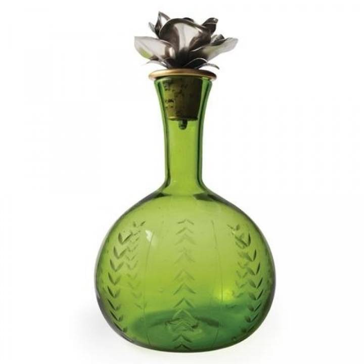 Picture of GUADALUPE DECANTER, GREEN