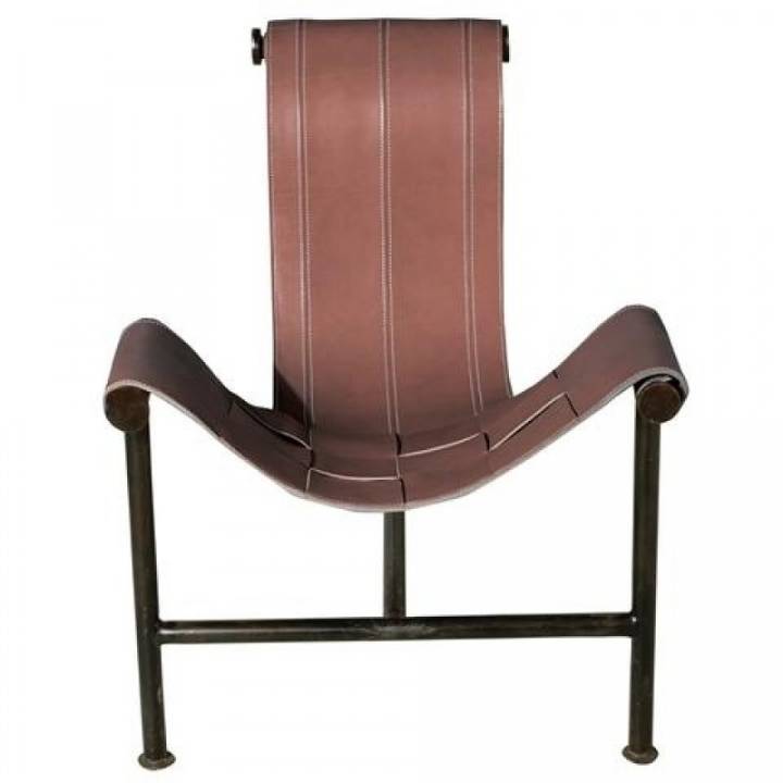 Picture of SILLA TRENZADA SADDLE CHAIR, TOBACCO