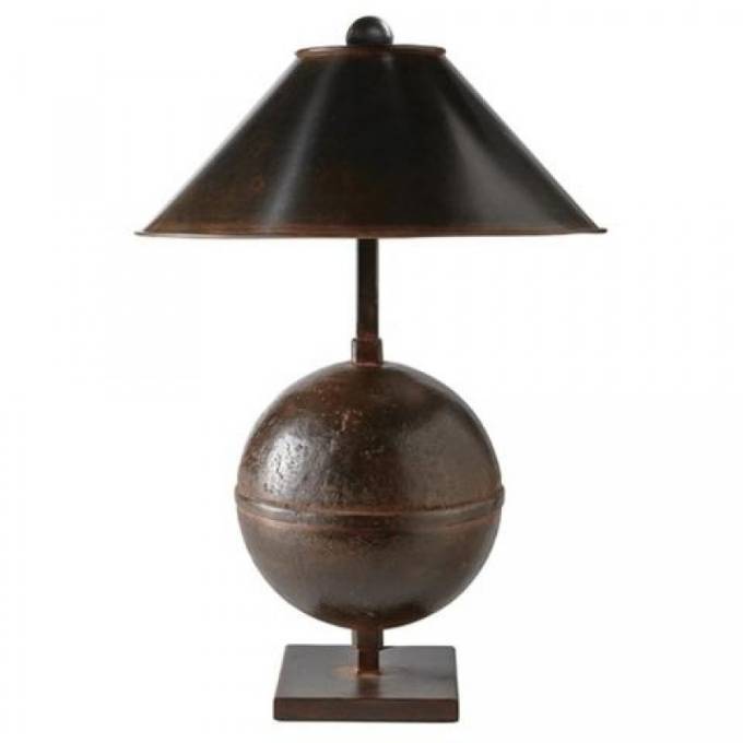 Picture of LUNA LAMP, NATURAL (WITH SHADE)