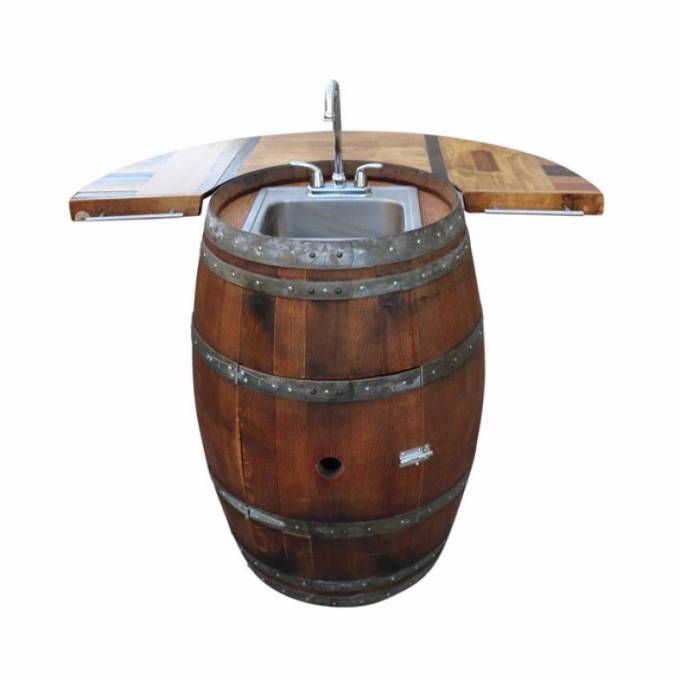 Picture of WINE BARREL WET BAR