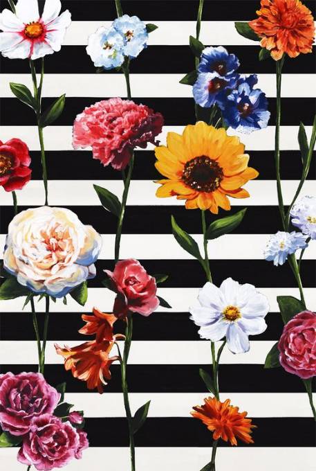 Picture of STREAKES OF FLOWERS