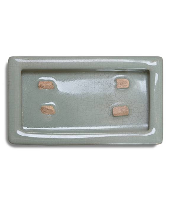 Picture of CRACKLEWARE RECTANGLE PLATE, CELADON