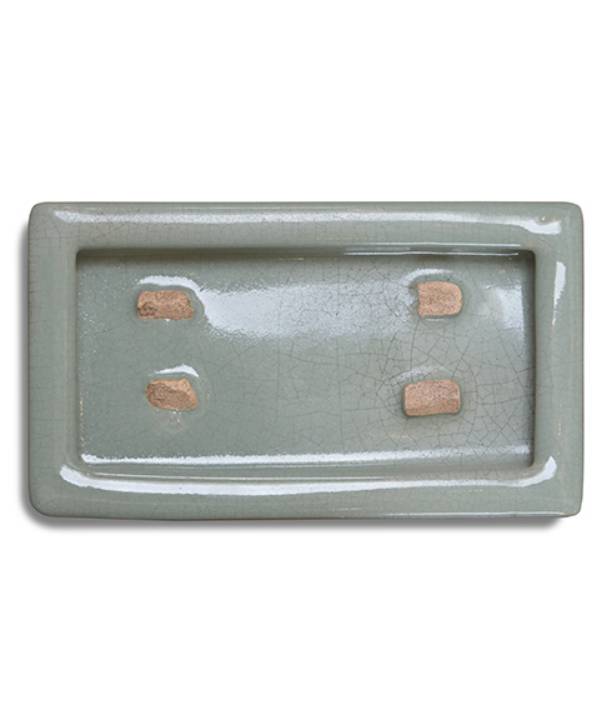 Picture of CRACKLEWARE RECTANGLE PLATE, CELADON