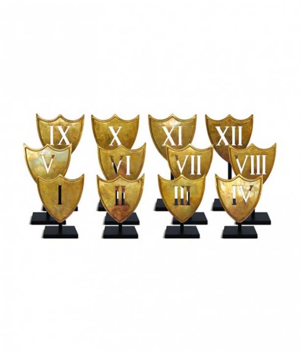 Picture of WINE BARREL EMBLEMS ON STAND