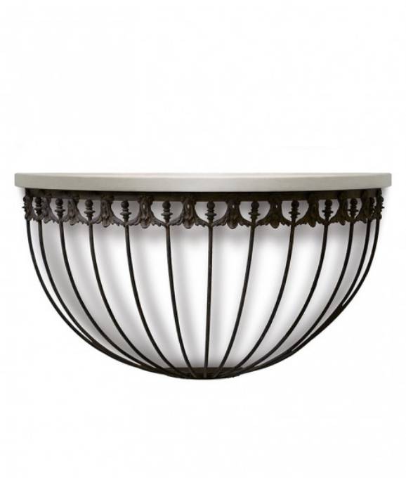 Picture of HALF ROUND IRON CONSOLE