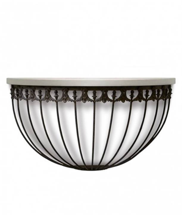 Picture of HALF ROUND IRON CONSOLE