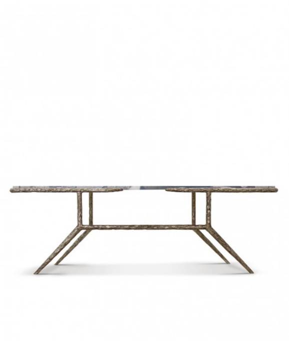 Picture of RENZO COFFEE TABLE W/GILDED FINISH