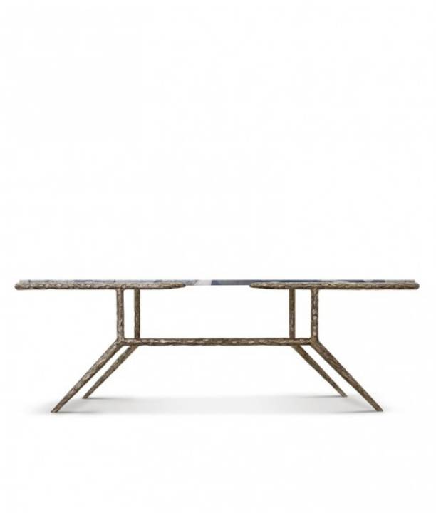 Picture of RENZO COFFEE TABLE W/GILDED FINISH