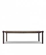 Picture of SUSPENDED IRON COFFEE TABLE WITH TRAVERTINE TOP