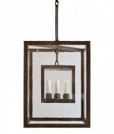 Picture of CUBIC LANTERN - SMALL - CLEAR GLASS
