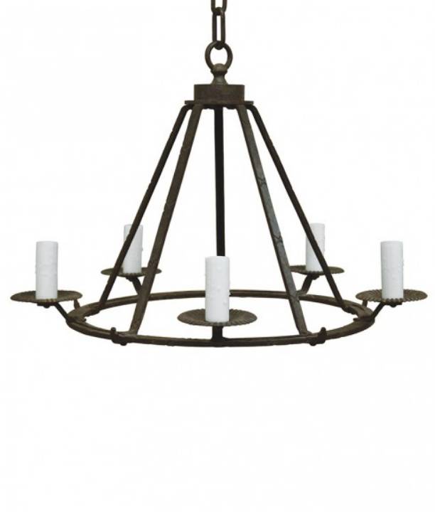 Picture of FERRO IRON CHANDELIER - PETITE