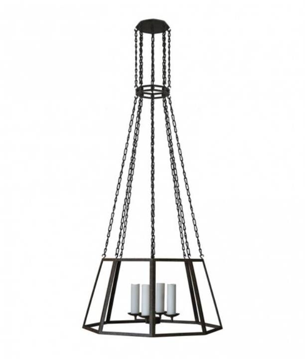 Picture of LEFT BANK HANGING LANTERN - LARGE - RESTORATION GLASS