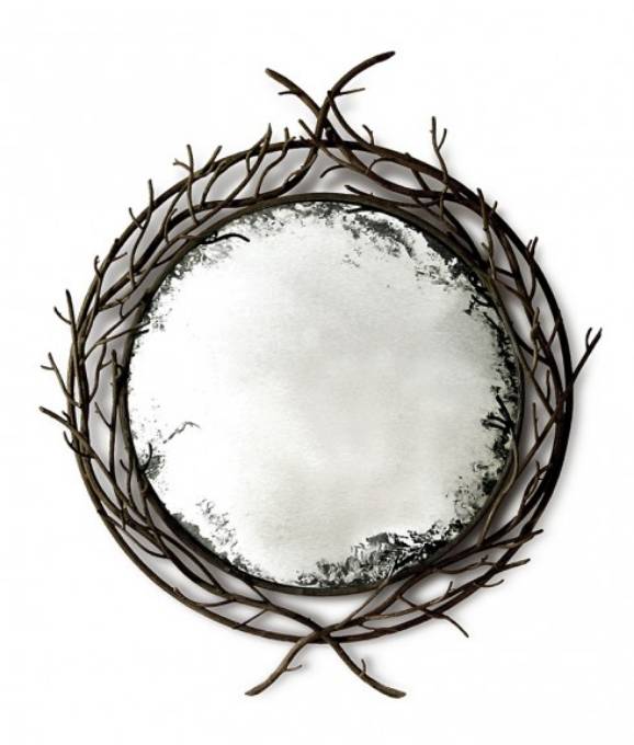 Picture of TWIG MIRROR W/CONVEX GLASS