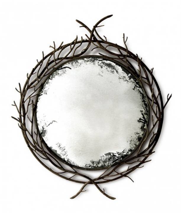 Picture of TWIG MIRROR W/CONVEX GLASS