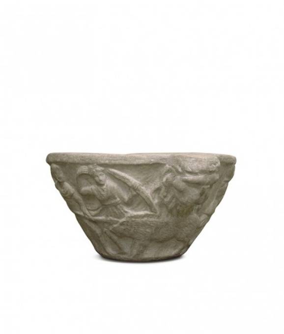 Picture of MORTAR WITH WILD BOAR DETAIL