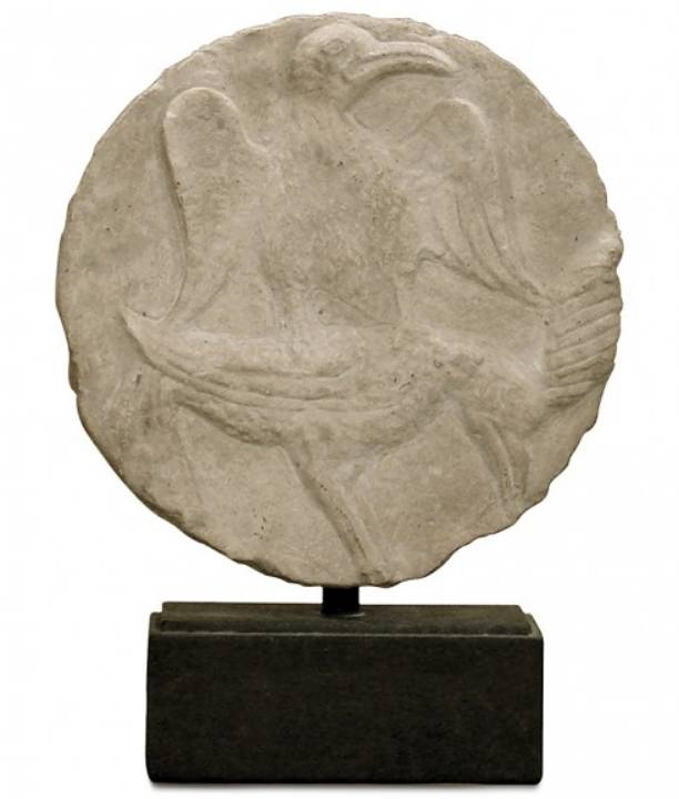 Picture of RAVEN FRIEZE WITH IRON BASE