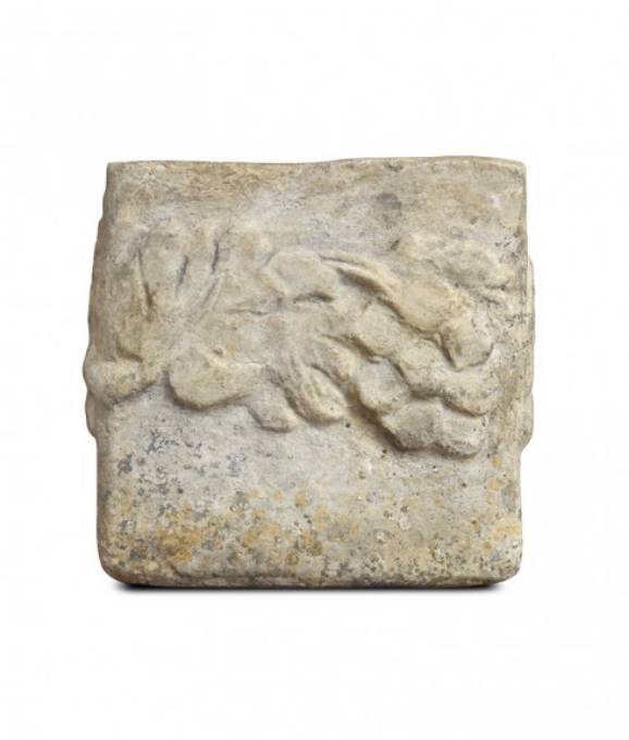 Picture of SQUARE PLANTER WITH GRAPE DETAIL