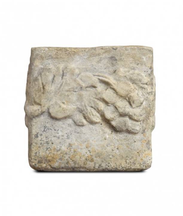 Picture of SQUARE PLANTER WITH GRAPE DETAIL