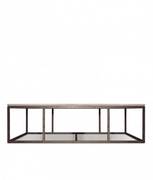 Picture of TAVOLINO WOOD & IRON COFFEE TABLE