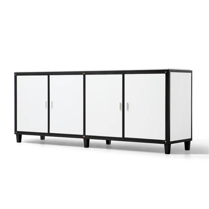 Picture of FRANK 4-DOOR WALNUT AND VELLUM SIDE BOARD