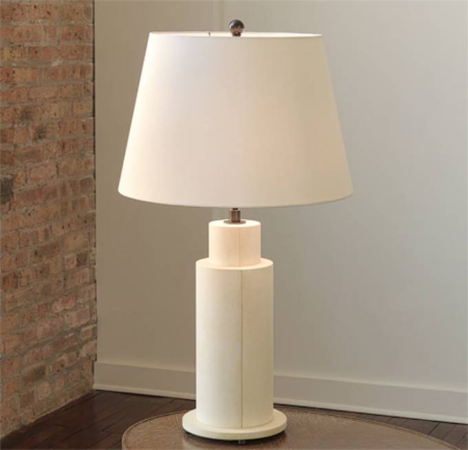 Picture of VELLUM COLUMN TABLE LAMP