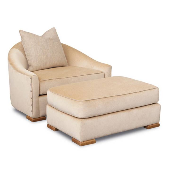 Picture of DUPRE LAFON CHAIR AND OTTOMAN