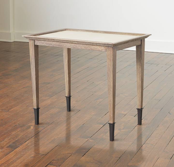Picture of SUBRA RECTANGULAR SIDE TABLE WITH VELLUM TOP