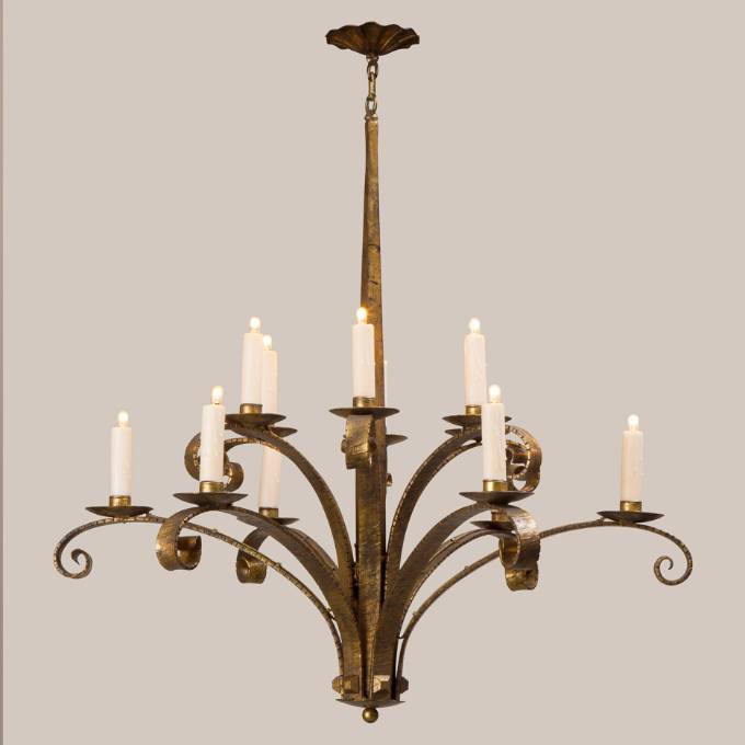 Picture of TWO-TIER IRIS CHANDELIER