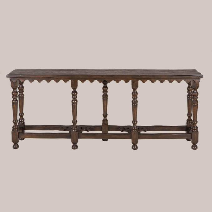 Picture of WALNUT SOFA BACK TABLE