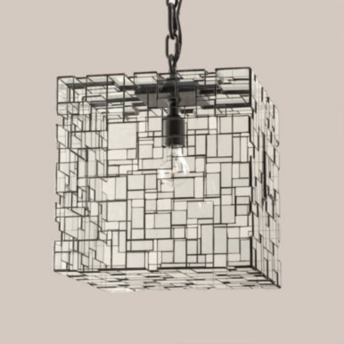 Picture of 4172 LARGE SQUARE ODETTE PENDANT