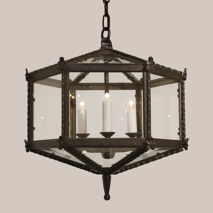Picture of HEXAGONAL-II HANGING LANTERN