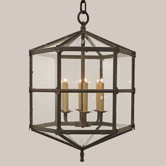 Picture of HEXAGONAL HANGING LANTERN