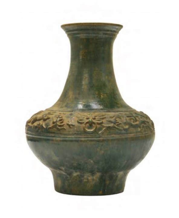 Picture of HAN STYLE JAR WITH RUNNING BEASTS, LARGE, LONG NECK