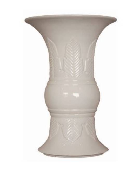 Picture of BLANC DE CHINE PALM VASE