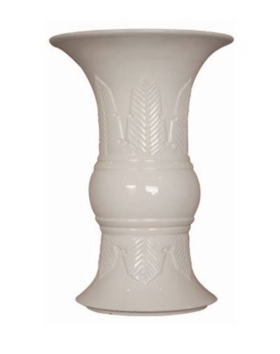 Picture of BLANC DE CHINE PALM VASE