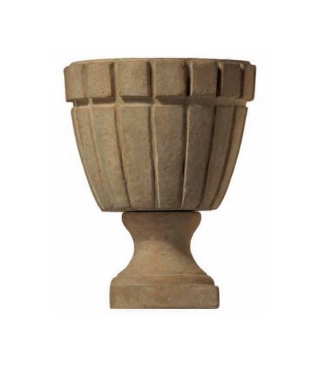 Picture of FLUTED STONE URN