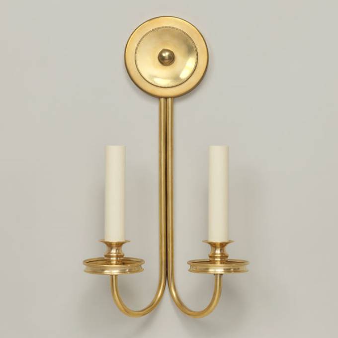 Picture of RIVINGTON WALL LIGHT, BRASS, 2 LIGHTS