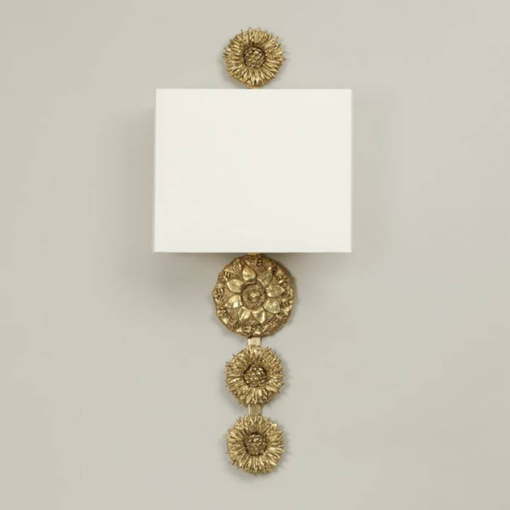 Picture of BURNHAM WALL LIGHT, BRASS, 2 LIGHTS
