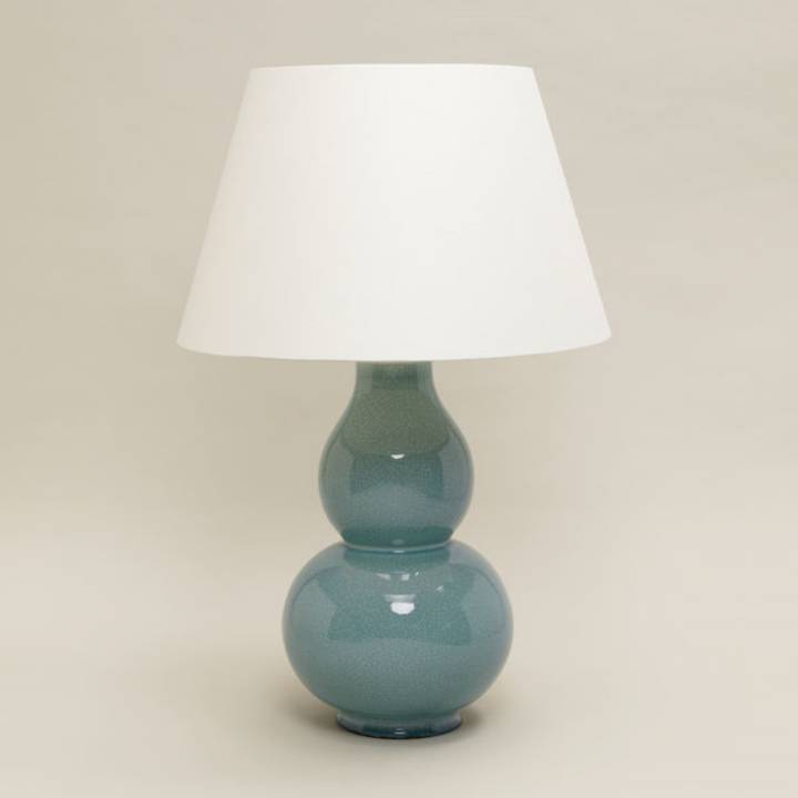 Picture of AVEBURY GOURD TABLE LAMP, DUCK EGG, NO BASE