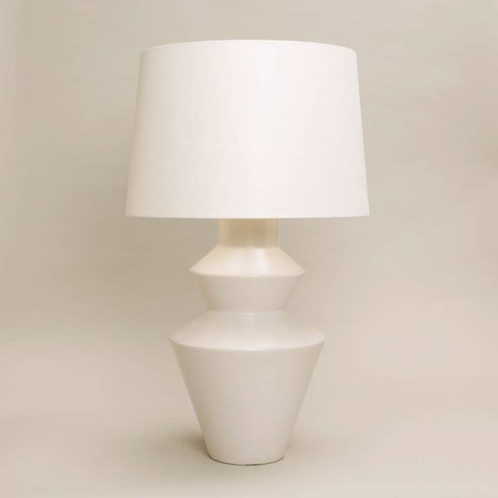 Picture of CROSSLEY TABLE LAMP, SATIN WHITE