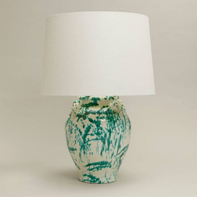 Picture of RUTHERFORD URN, GREEN & WHITE