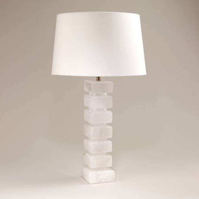 Picture of ROCK CRYSTAL COLUMN TABLE LAMP