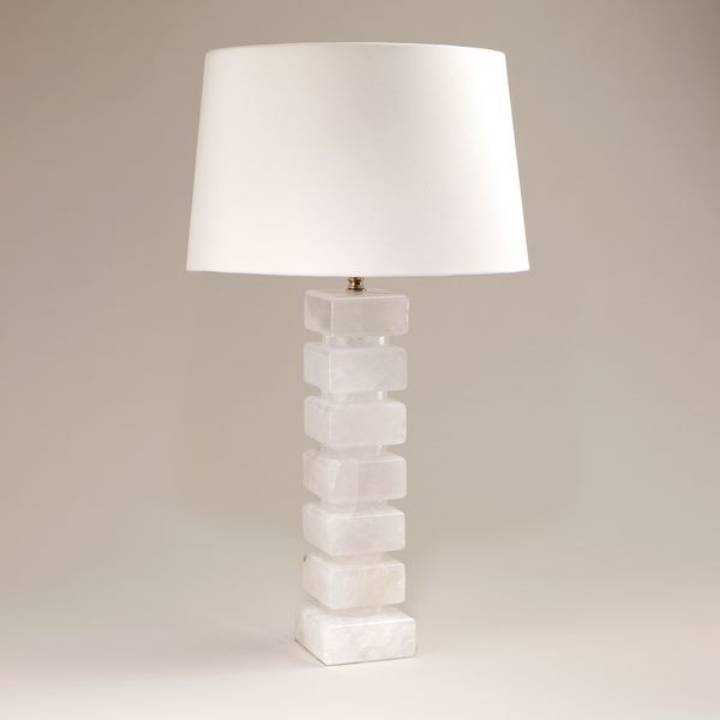 Picture of ROCK CRYSTAL COLUMN TABLE LAMP