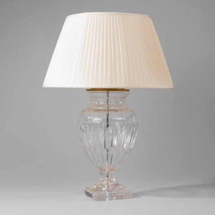 Picture of MELDON GLASS URN TABLE LAMP TABLE LAMP, BRASS