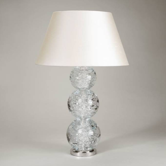 Picture of PENZANCE GLASS BALL COLUMN TABLE LAMP