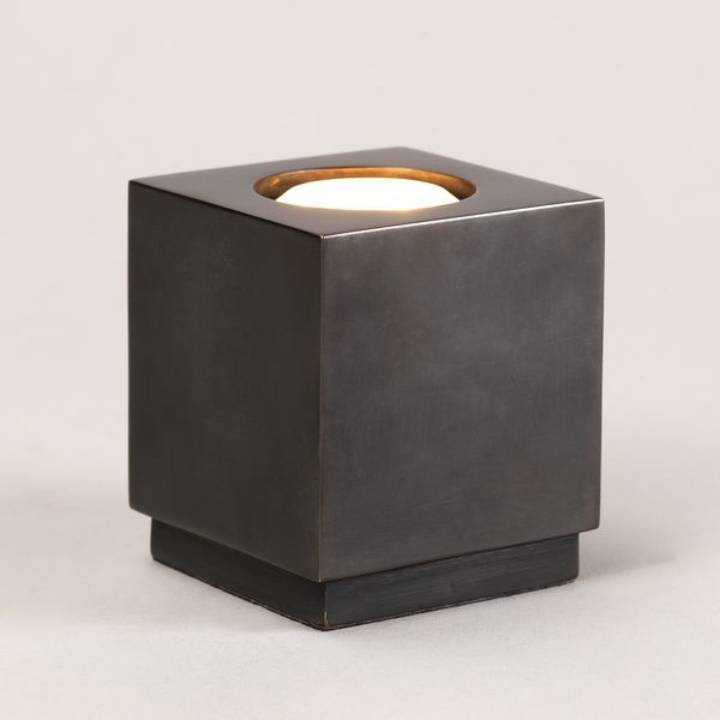 Picture of COPNALL CUBE LED UPLIGHTER, BRONZE.  MR11 BULB INCLUDED
