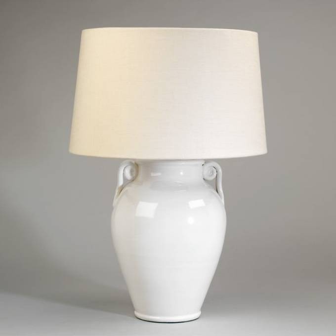 Picture of ACERRA CERAMIC VASE TABLE LAMP, NO BASE