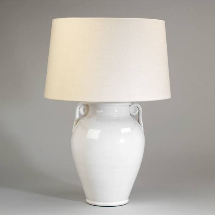Picture of ACERRA CERAMIC VASE TABLE LAMP, NO BASE
