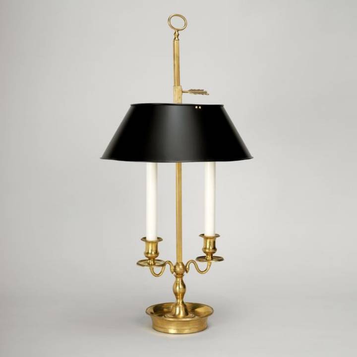 Picture of MONTPARNASSE BOUILLOTTE, BRASS, BLACK 2 LIGHTS